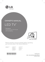 LG UD97 Series Owner's Manual