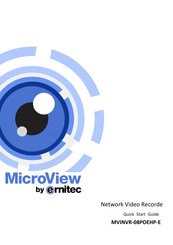 ERNITEC MicroView MVINVR-08POEHP-E Quick Start Manual