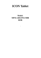 ICON MP32-ARGON2-MIR Manual