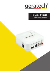 geratech EGE-11CD Manual