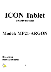 ICON 402550 Manual