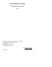 Kohler K-6907 Homeowner's Manual