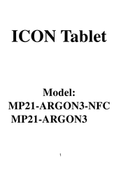 ICON MP21-ARGON3 Manual