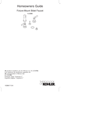 Kohler K-10586 Homeowner's Manual