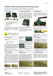 Texas Instruments CC2543EM Quick Start Manual