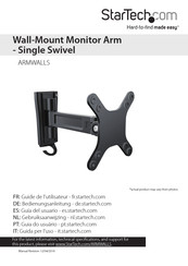 StarTech.com ARMWALLS Quick Start Manual