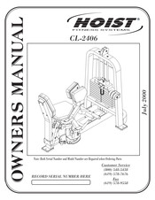 Hoist Fitness CL-2406 Owner's Manual