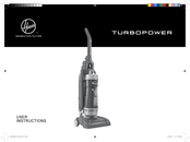 Hoover TURBOPOWER UTP1605 User Instructions