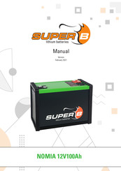Super B NOMIA 12V100Ah Manual