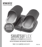 HoMedics SHIATSUFLEX Instruction Manual And  Warranty Information
