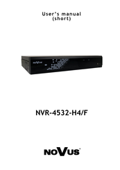 Novus NVR-4532-H4/F User Manual