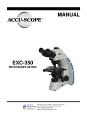 Accu-Scope EXC-350 Series Manual