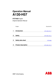 ABB HT574658 Operation Manual