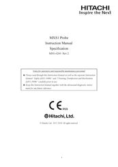 Hitachi MXS1 Instruction Manual