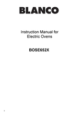 Blanco BOSE652X Instruction Manual