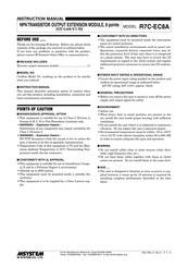M-System R7C-EC8A Instruction Manual