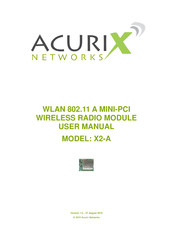 Acurix X2-A User Manual