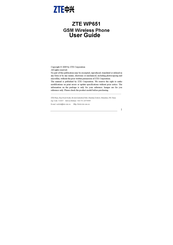 Zte WP651 User Manual