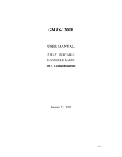 tti Tech GMRS-1200L User Manual
