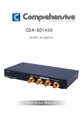 Comprehensive CDA-SDI400 Operation Manual