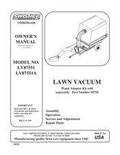 Swisher LV87551A Owner's Manual