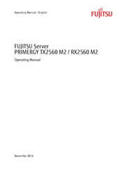 Fujitsu PRIMERGY TX2560 M2 Operating Manual