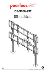 Peerless-Av DS-S560-2X2 Installation Instructions Manual