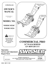 Swisher WHERC10224C Owner's Manual