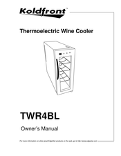 EdgeStar Koldfront TWR4BL Owner's Manual