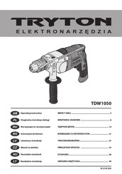 Tryton TDW1050 Operating Instructions Manual