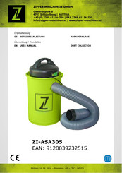 ZIPPER MASCHINEN ZI-ASA305 User Manual