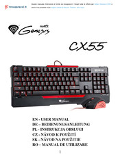 Natec Genesys CX55 User Manual