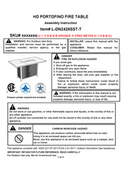 Sunjoy HD PORTOFINO Assembly Instruction Manual