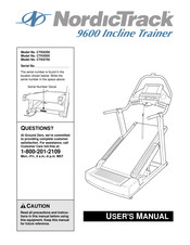 NordicTrack 9600 INCLINE TRAINER User Manual