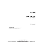 Fluke 718-30US User Manual