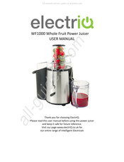 ElectrIQ WF1000 User Manual