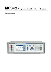 PowerTek MC642 Operation Manual