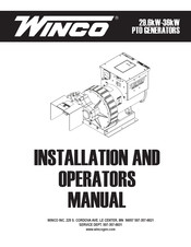Winco 30PTOC4-04 Installation And Operator's Manual