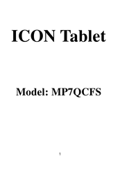 NANJING WANLIDA TECHNOLOGY ICON MP7QCFS Manual