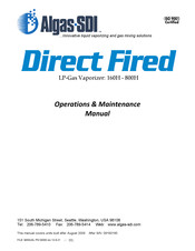 Algas SDI 160H Operation & Maintenance Manual