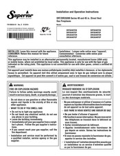 Superior Fireplaces DRC6345TEP Installation And Operation Instruction Manual