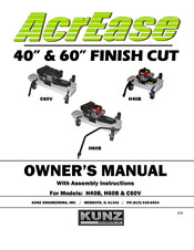 Kunz AcrEase H40B Owner's Manual