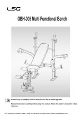 LSG GBH-005 Manual