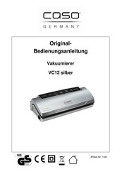 Caso VC12 Original Operating Manual