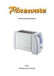Pineware PET201 Instructions And Warranty