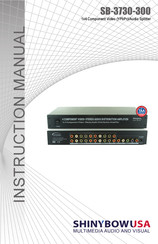Shinybow USA 4718091373007 Instruction Manual