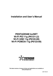 Pentagram P6123-09 Installation And User Manual