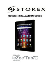 Storex eZee Tab7C Quick Installation Manual