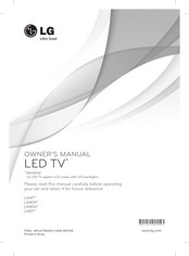 LG 28LN4130.AFF Owner's Manual