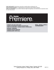 Danby Premiere DUFM085A2WP1 Owner's Use And Care Manual